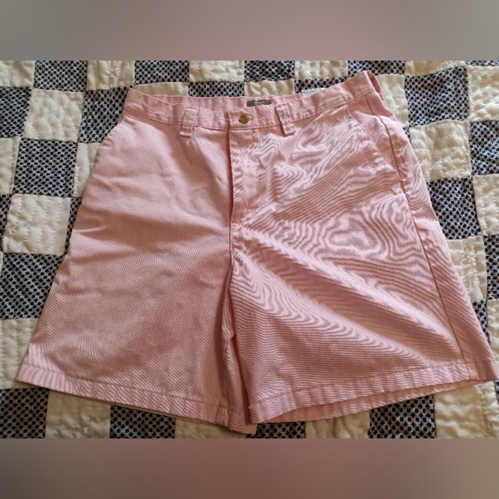 Vintage Lee Riders Casuals pink pinstripe shorts